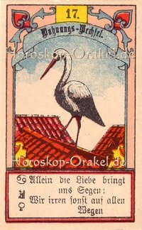 Der Storch im Fische Monatshoroskop an diesem Tag