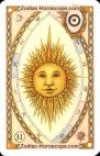 Die Sonne, Horoskop mit Lenormand