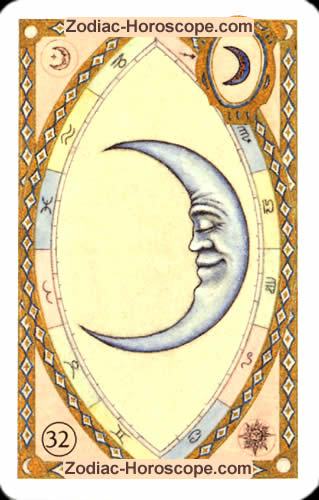 Tageskarte heute der Mond