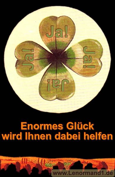 Der Klee antwortet ja